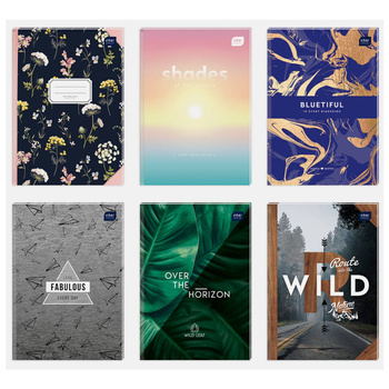 Brulion A4 96 kartek gładki Interdruk