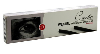 Węgiel rysunkowy naturalny 10 sztuk 16cm 4-8mm