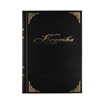 Kronika Barbara A3 pionowa szyta czarny