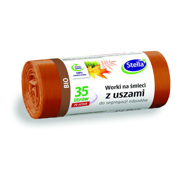 Worki na śmieci Stella do segregacji odpadów BIO 35 litrów