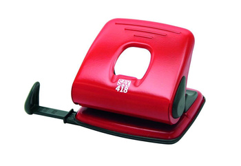 Dziurkacz Sax 418 (25 kartek) czerwony