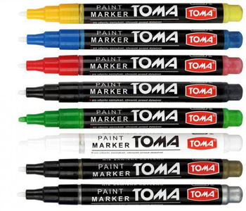 Marker olejowy Toma 441 srebrny