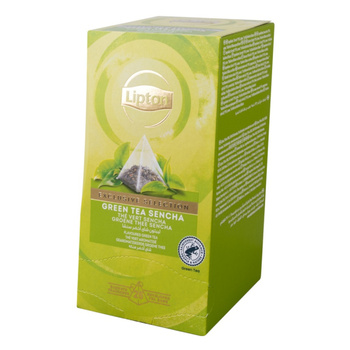 Herbata Lipton piramidki Exclusive Selection zielona sencha 25 torebek