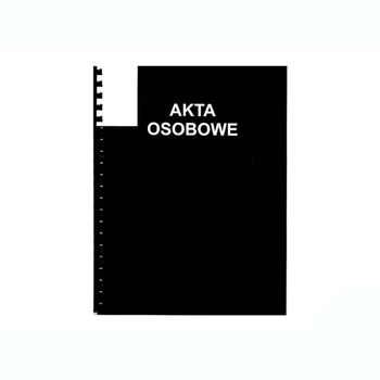 Teczka do akt osobowych Konfex T-02  czarny