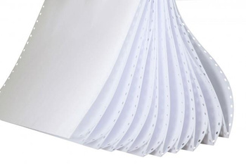 Papier komputerowy 240x12 1+0 składanka 2000 biały Drescher