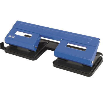 Dziurkacz 4 otworowy Eagle 9401 (10 kartek) niebieski