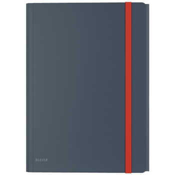 Teczka z gumką i kieszonką Leitz Cosy szary