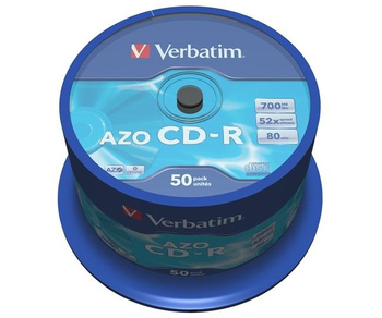 Płyta Verbatim CD-R 700MB Azo cake 50 sztuk