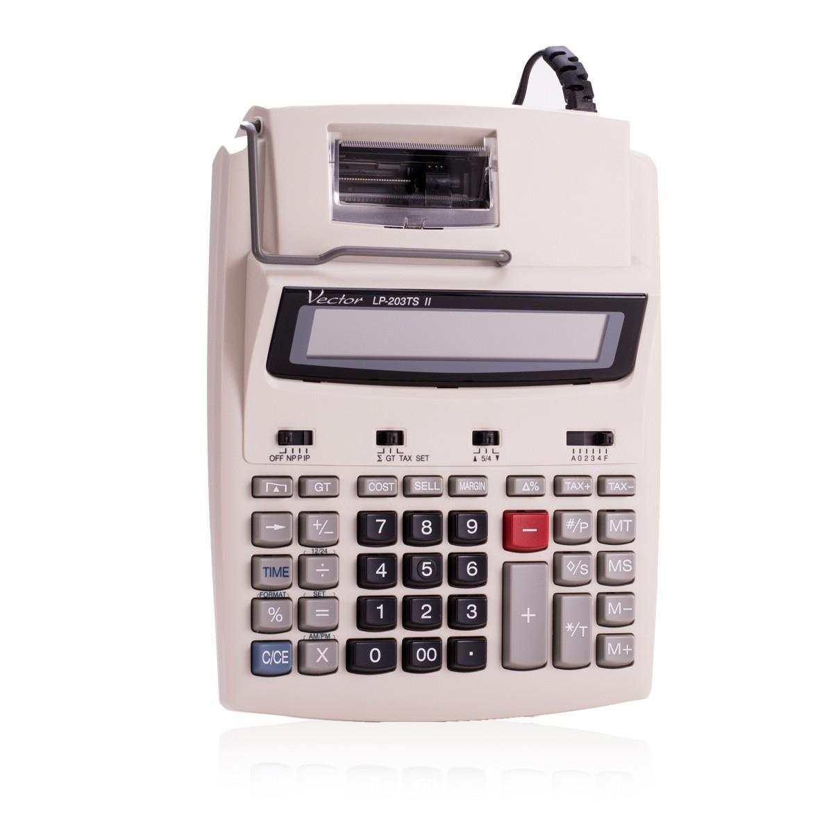 Kalkulator z drukarką Vector LP203TS II Extrabiuro.pl