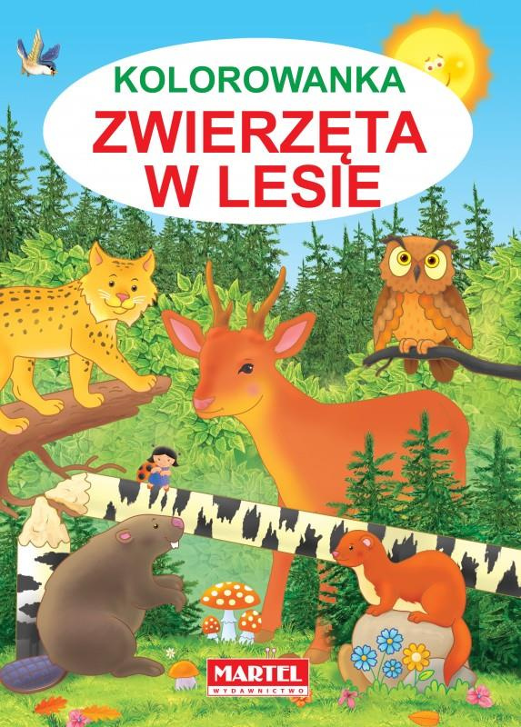 Kolorowanka Zwierzęta w lesie - Extrabiuro.pl