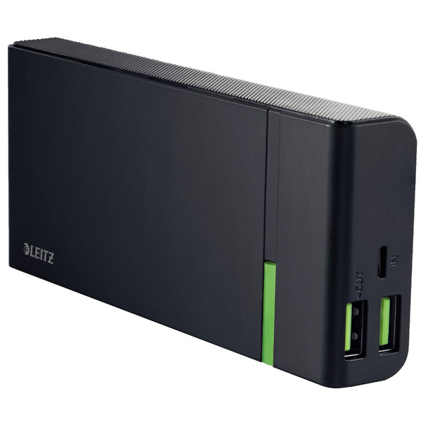 Power Bank 10400 mAh Leitz Complete z USB szybkie ładowanie