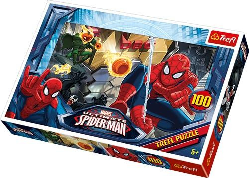Puzzle 100 Spiderman ucieczka